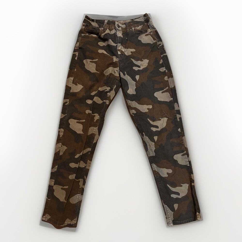 American Eagle Women’s Size 4 Corduroy Pants Camo Super Stretch
